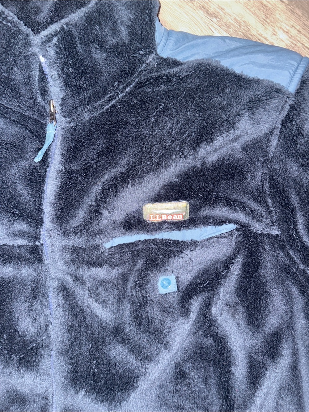 L.L. Bean Furry Polyster Multicolor Fleece Mens XXL tall - Picture 3 of 6